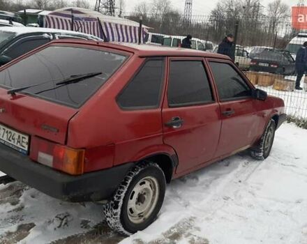 Красный ВАЗ 2109, объемом двигателя 1.5 л и пробегом 186 тыс. км за 1200 $, фото 4 на Automoto.ua