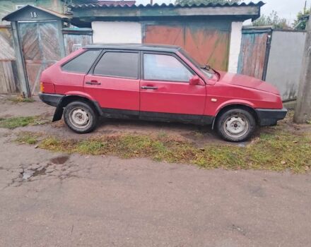 Красный ВАЗ 2109, объемом двигателя 2 л и пробегом 150 тыс. км за 501 $, фото 1 на Automoto.ua