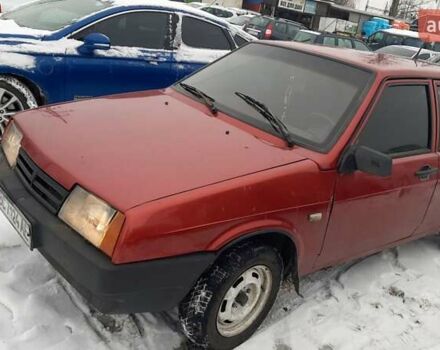 Красный ВАЗ 2109, объемом двигателя 1.5 л и пробегом 186 тыс. км за 1200 $, фото 1 на Automoto.ua
