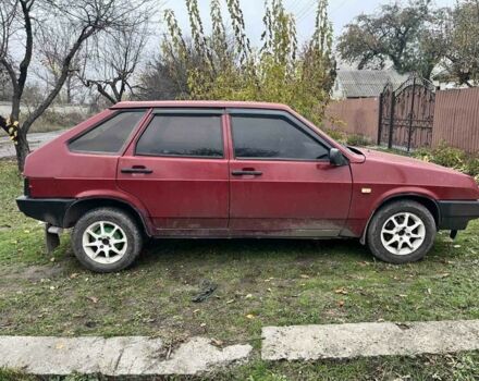 Красный ВАЗ 2109, объемом двигателя 1.5 л и пробегом 200 тыс. км за 953 $, фото 1 на Automoto.ua