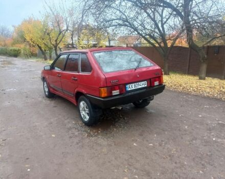 Красный ВАЗ 2109, объемом двигателя 1.5 л и пробегом 200 тыс. км за 1300 $, фото 4 на Automoto.ua