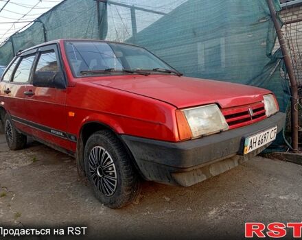 Красный ВАЗ 2109, объемом двигателя 1.5 л и пробегом 100 тыс. км за 800 $, фото 1 на Automoto.ua