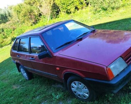 Красный ВАЗ 2109, объемом двигателя 1.5 л и пробегом 50 тыс. км за 1500 $, фото 3 на Automoto.ua