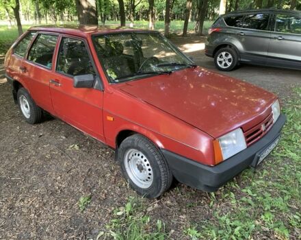 Красный ВАЗ 2109, объемом двигателя 1.5 л и пробегом 90 тыс. км за 1600 $, фото 1 на Automoto.ua