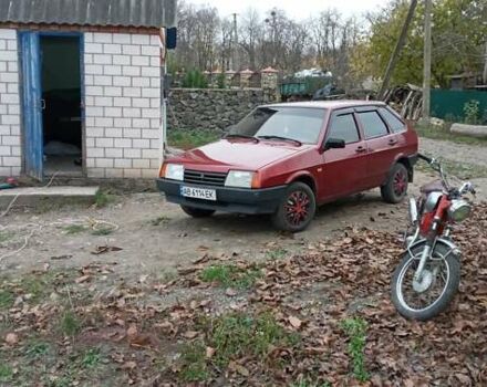 Красный ВАЗ 2109, объемом двигателя 1.5 л и пробегом 110 тыс. км за 1900 $, фото 3 на Automoto.ua