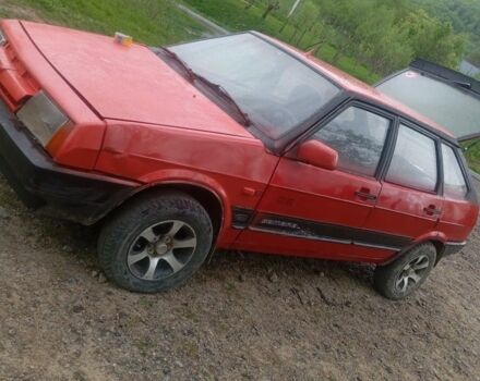 Красный ВАЗ 2109, объемом двигателя 1.6 л и пробегом 300 тыс. км за 400 $, фото 5 на Automoto.ua