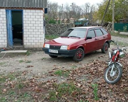 Красный ВАЗ 2109, объемом двигателя 1.5 л и пробегом 110 тыс. км за 1900 $, фото 4 на Automoto.ua