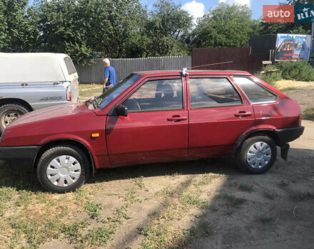Красный ВАЗ 2109, объемом двигателя 1.5 л и пробегом 224 тыс. км за 1600 $, фото 2 на Automoto.ua