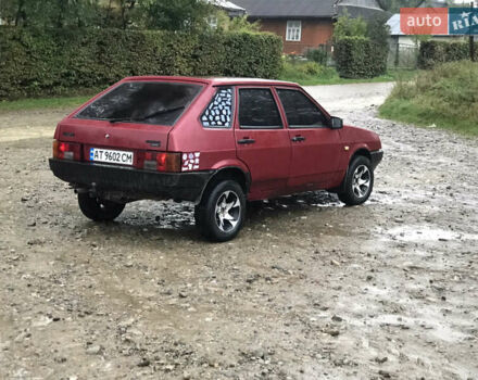 Красный ВАЗ 2109, объемом двигателя 1.5 л и пробегом 325 тыс. км за 800 $, фото 3 на Automoto.ua