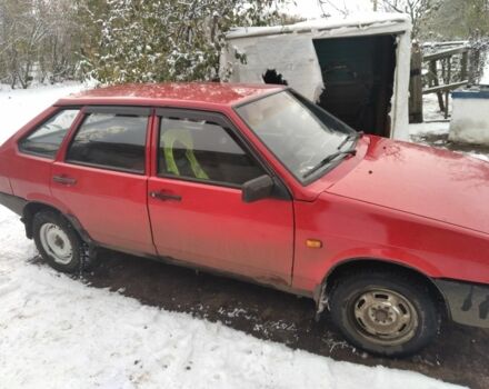 Красный ВАЗ 2109, объемом двигателя 1.5 л и пробегом 350 тыс. км за 1333 $, фото 1 на Automoto.ua