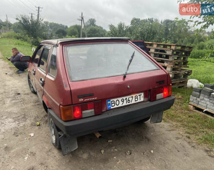 Красный ВАЗ 2109, объемом двигателя 1.5 л и пробегом 55 тыс. км за 700 $, фото 3 на Automoto.ua