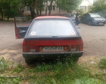 Красный ВАЗ 2109, объемом двигателя 1.6 л и пробегом 300 тыс. км за 400 $, фото 3 на Automoto.ua