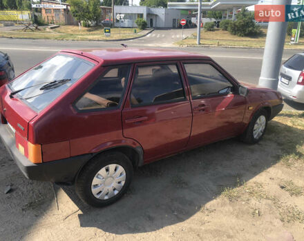 Красный ВАЗ 2109, объемом двигателя 1.5 л и пробегом 224 тыс. км за 1600 $, фото 3 на Automoto.ua