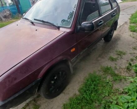 Красный ВАЗ 2109, объемом двигателя 1.5 л и пробегом 1 тыс. км за 872 $, фото 1 на Automoto.ua