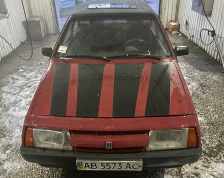 Красный ВАЗ 2109, объемом двигателя 1.5 л и пробегом 412 тыс. км за 620 $, фото 2 на Automoto.ua
