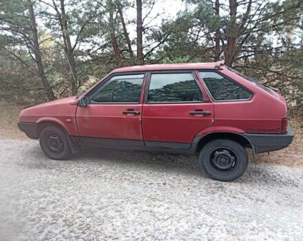 Красный ВАЗ 2109, объемом двигателя 1.5 л и пробегом 123 тыс. км за 750 $, фото 4 на Automoto.ua