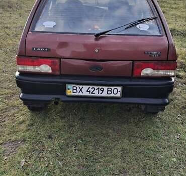 Красный ВАЗ 2109, объемом двигателя 1.5 л и пробегом 66 тыс. км за 1250 $, фото 1 на Automoto.ua