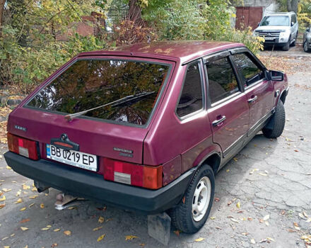 Красный ВАЗ 2109, объемом двигателя 1.5 л и пробегом 246 тыс. км за 1100 $, фото 2 на Automoto.ua