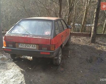 Красный ВАЗ 2109, объемом двигателя 1.5 л и пробегом 200 тыс. км за 300 $, фото 4 на Automoto.ua
