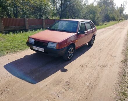 Красный ВАЗ 2109, объемом двигателя 1.5 л и пробегом 250 тыс. км за 1100 $, фото 1 на Automoto.ua