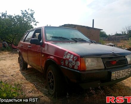 Красный ВАЗ 2109, объемом двигателя 1.5 л и пробегом 0 тыс. км за 900 $, фото 1 на Automoto.ua