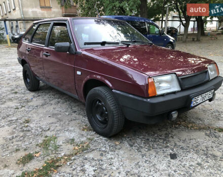 Красный ВАЗ 2109, объемом двигателя 1.5 л и пробегом 162 тыс. км за 1700 $, фото 1 на Automoto.ua