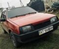 Красный ВАЗ 2109, объемом двигателя 1 л и пробегом 280 тыс. км за 950 $, фото 1 на Automoto.ua