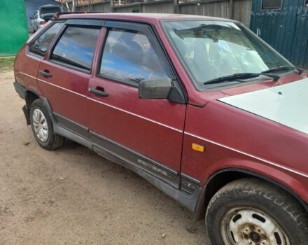 Красный ВАЗ 2109, объемом двигателя 1.5 л и пробегом 300 тыс. км за 600 $, фото 4 на Automoto.ua