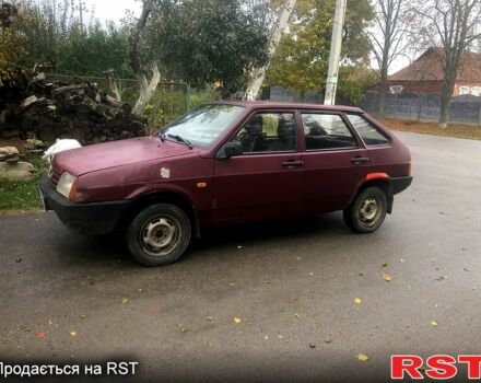 Красный ВАЗ 2109, объемом двигателя 1.5 л и пробегом 300 тыс. км за 600 $, фото 1 на Automoto.ua