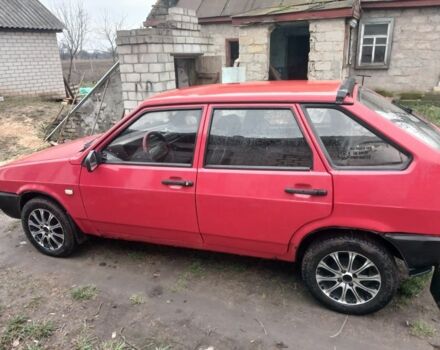 Красный ВАЗ 2109, объемом двигателя 1 л и пробегом 23 тыс. км за 1400 $, фото 1 на Automoto.ua