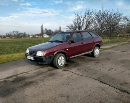 Красный ВАЗ 2109, объемом двигателя 1.5 л и пробегом 198 тыс. км за 1600 $, фото 1 на Automoto.ua