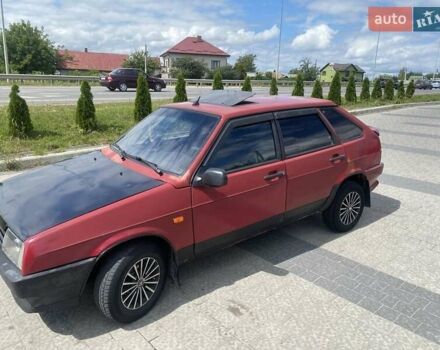 Красный ВАЗ 2109, объемом двигателя 1.5 л и пробегом 350 тыс. км за 1300 $, фото 1 на Automoto.ua