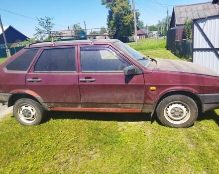 Красный ВАЗ 2109, объемом двигателя 1.5 л и пробегом 170 тыс. км за 810 $, фото 1 на Automoto.ua