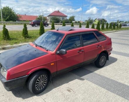 Красный ВАЗ 2109, объемом двигателя 1.5 л и пробегом 100 тыс. км за 900 $, фото 1 на Automoto.ua