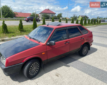 Красный ВАЗ 2109, объемом двигателя 1.5 л и пробегом 100 тыс. км за 900 $, фото 1 на Automoto.ua