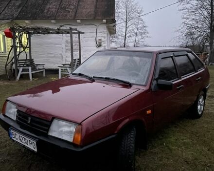 Красный ВАЗ 2109, объемом двигателя 1.5 л и пробегом 150 тыс. км за 1000 $, фото 2 на Automoto.ua