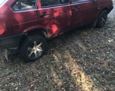 Красный ВАЗ 2109, объемом двигателя 1.6 л и пробегом 75 тыс. км за 2400 $, фото 1 на Automoto.ua