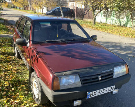 Красный ВАЗ 2109, объемом двигателя 1.6 л и пробегом 437 тыс. км за 1200 $, фото 4 на Automoto.ua