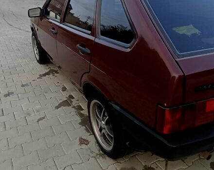 Красный ВАЗ 2109, объемом двигателя 1.6 л и пробегом 127 тыс. км за 1600 $, фото 5 на Automoto.ua