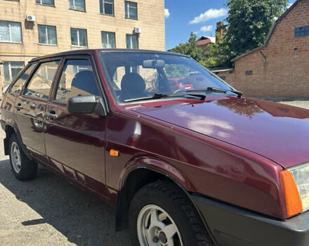 Красный ВАЗ 2109, объемом двигателя 1.6 л и пробегом 370 тыс. км за 1800 $, фото 1 на Automoto.ua