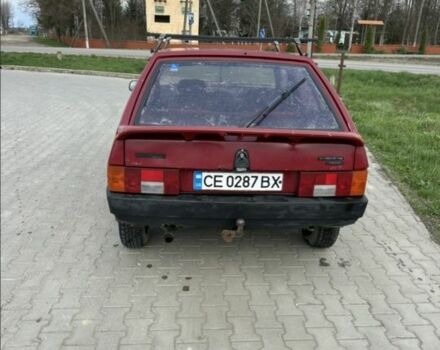 ВАЗ 2109 1993 в Черновцах на Automoto.ua Красный ВАЗ 2109, объемом двигателя 1.3 л и пробегом 2 тыс. км за 600 $, фото 1 на Automoto.ua