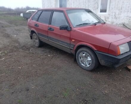 Красный ВАЗ 2109, объемом двигателя 1.3 л и пробегом 150 тыс. км за 900 $, фото 1 на Automoto.ua
