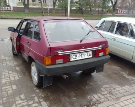 Красный ВАЗ 2109, объемом двигателя 1.3 л и пробегом 150 тыс. км за 1065 $, фото 2 на Automoto.ua