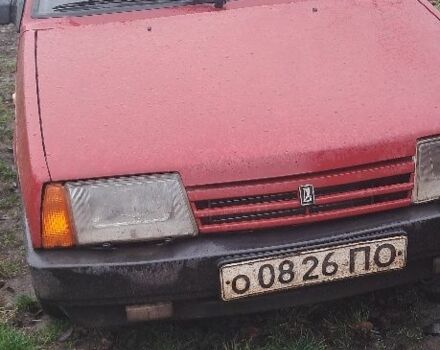 Красный ВАЗ 2109, объемом двигателя 1 л и пробегом 100 тыс. км за 1064 $, фото 1 на Automoto.ua