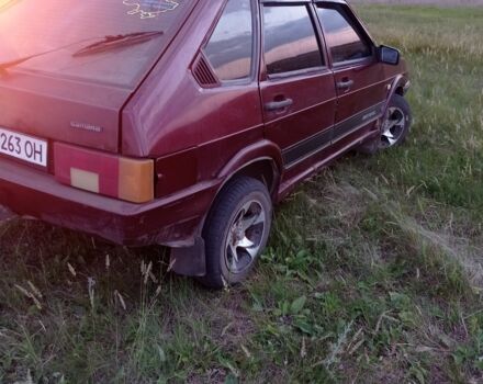 Красный ВАЗ 2109, объемом двигателя 1 л и пробегом 74 тыс. км за 1141 $, фото 9 на Automoto.ua