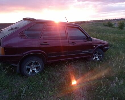 Красный ВАЗ 2109, объемом двигателя 1 л и пробегом 74 тыс. км за 1141 $, фото 1 на Automoto.ua