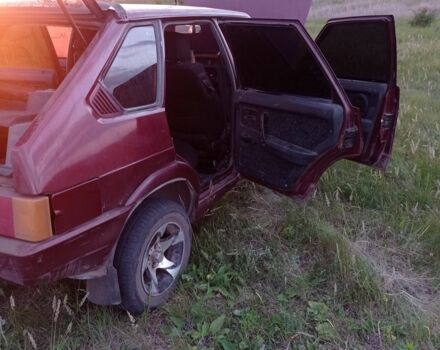 Красный ВАЗ 2109, объемом двигателя 1 л и пробегом 74 тыс. км за 1141 $, фото 7 на Automoto.ua