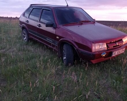 Красный ВАЗ 2109, объемом двигателя 1 л и пробегом 74 тыс. км за 1141 $, фото 2 на Automoto.ua
