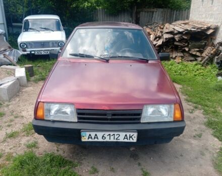 Красный ВАЗ 2109, объемом двигателя 1 л и пробегом 76 тыс. км за 768 $, фото 1 на Automoto.ua