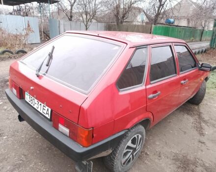Червоний ВАЗ 2109, об'ємом двигуна 1.3 л та пробігом 1 тис. км за 1300 $, фото 2 на Automoto.ua